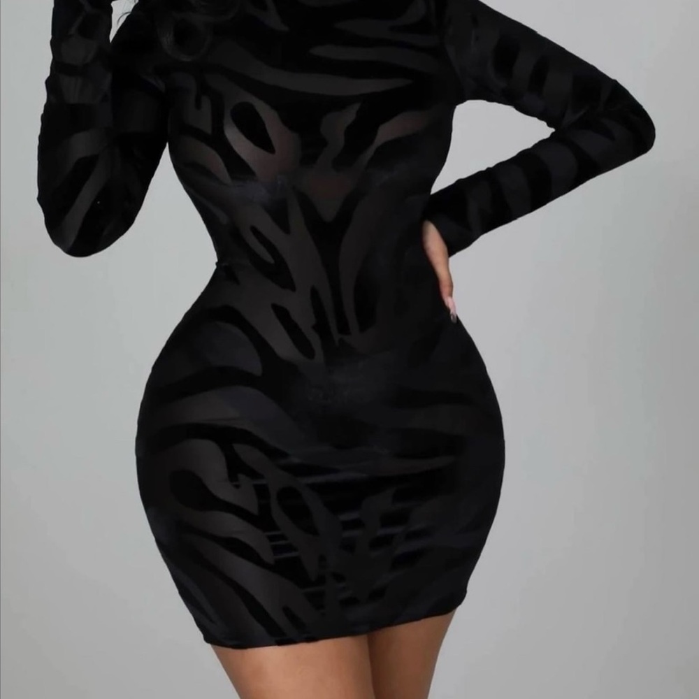 BRAND NEW - Sheer Bodycon (MULTI SIZES)